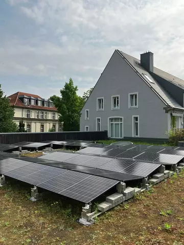 PV Anlage Gründach