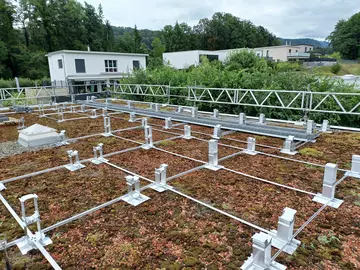 PV Anlage Gründach