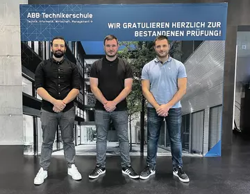 Pascal Tschopp, Antonio Sette und Sven Jappert (von links).